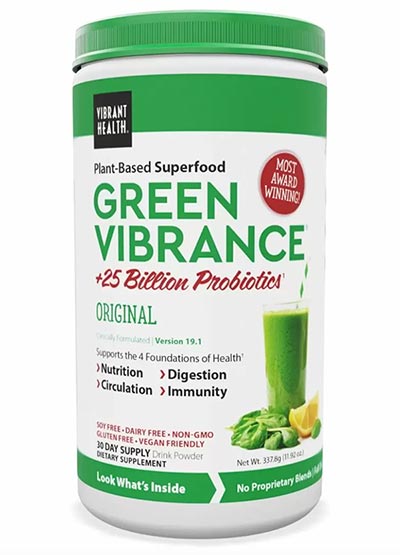 Amazing Grass Green Superfood Energy: Smoothie Mix, Super Greens Powder & Plant Based Caffeine with Green Tea and Flax Seed, Nootropics Support