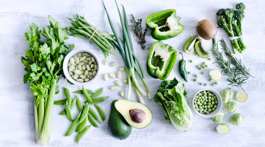 Collection of green vegetables