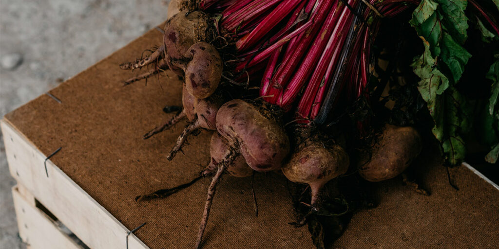 A Bunch of Organic Beets