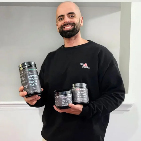 Nader trying Tonik Stack