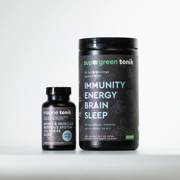 Supergreen Tonik + Magne Tonik stack