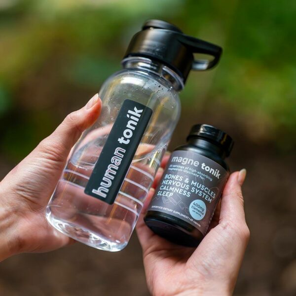 Magne Tonik and Human Tonik bottle