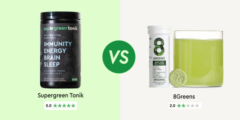 8Greens vs supergreen Tonik comparison