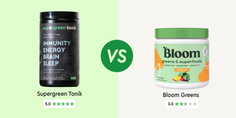 Bloom Greens vs Supergreen Tonik