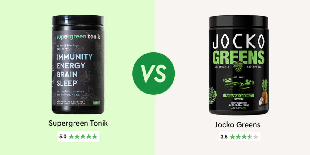 Jocko Greens vs Supergreen Tonik