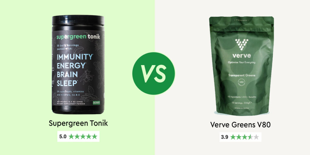 Verve Greens vs Supergreen Tonik