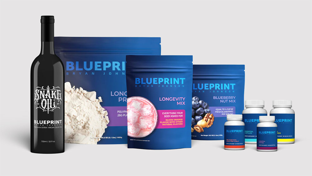 Bryan Johnson Blueprint stack